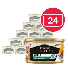 PRO PLAN Adult Maintenance pa&scaron;teta za mačke s piletinom 24 x 85 g