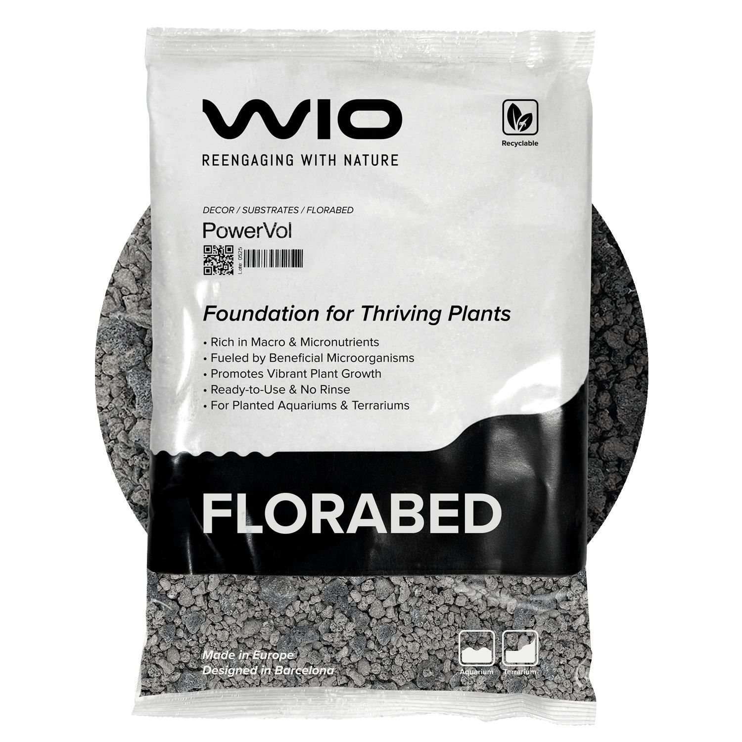 WIO PowerVol Florabed - akvarijski supstrat 3 kg