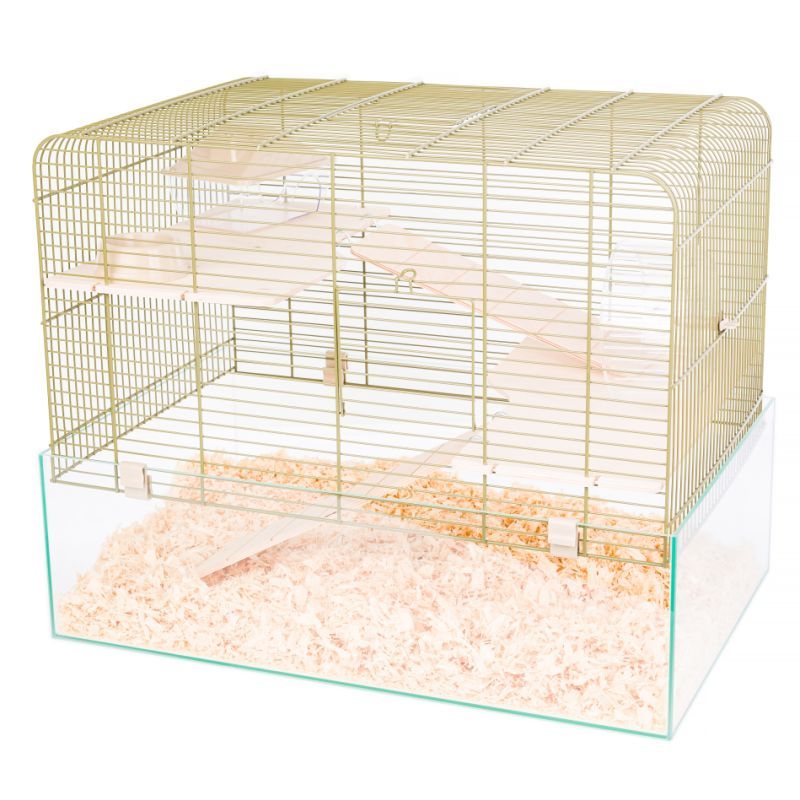 Kavez za glodavce Aqualand II NATURAL - 59 x 38 x 47 cm