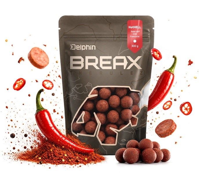 Delphin BreaX / HotHELL Robin red-Chilli-Frankfurter 24mm/300g