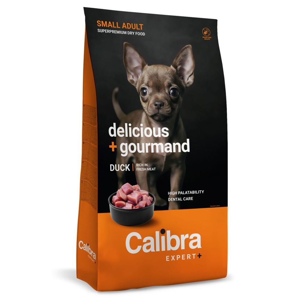Calibra Dog EXPERT+ Adult Small Delicious & Gourmand 1,5 kg