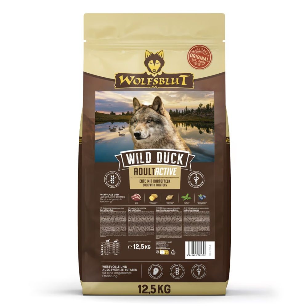 WOLFSBLUT Active Wild Duck 12,5 kg