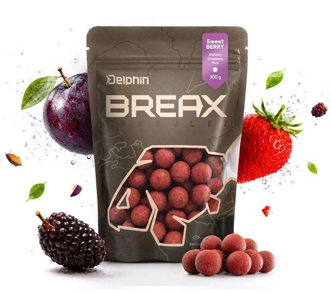 Delphin BreaX / SweetBERRY Mulberry-Strawberry-Plum 24mm/300g