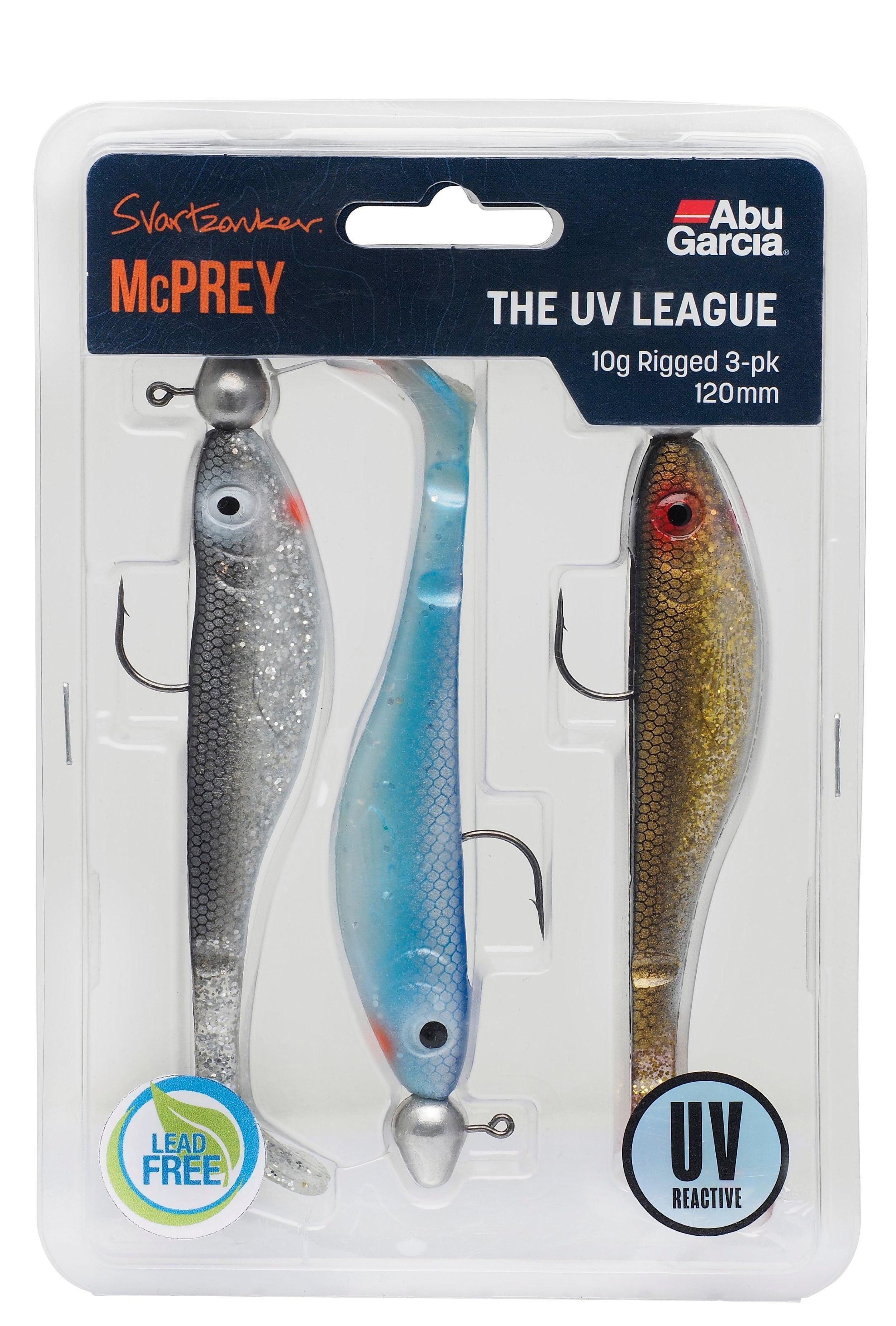Abu Garcia McPrey 10gr Rigged 3-Pack The UV League