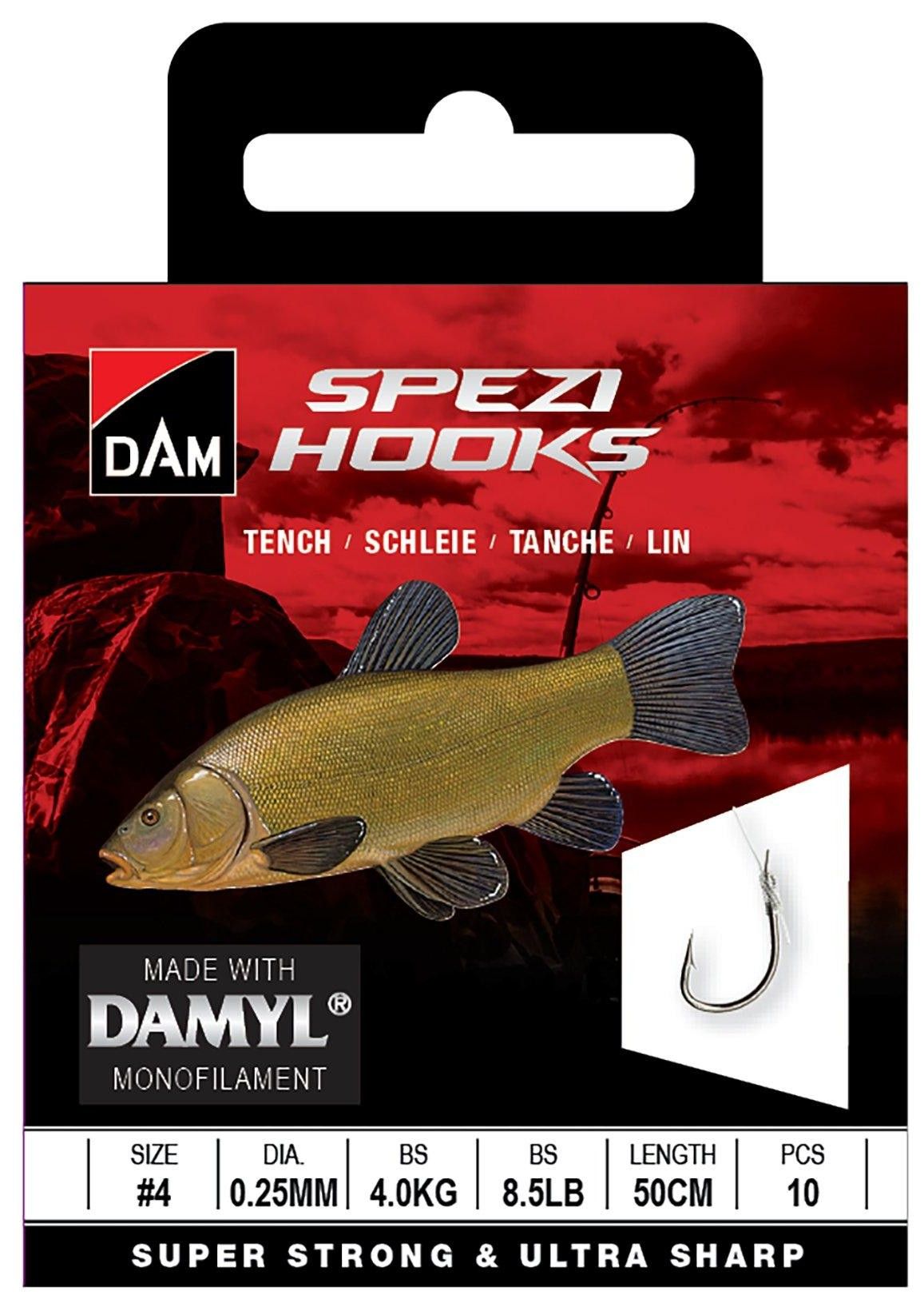 DAM SPEZI TENCH 6 0.22mm/3.2kg/50cm/10x
