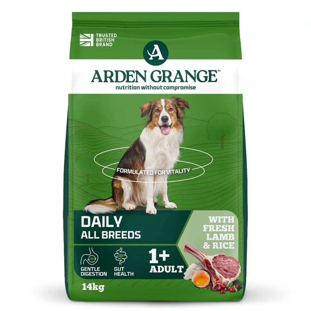 ARDEN GRANGE Adult rich in fresh lamb & rice 14 kg