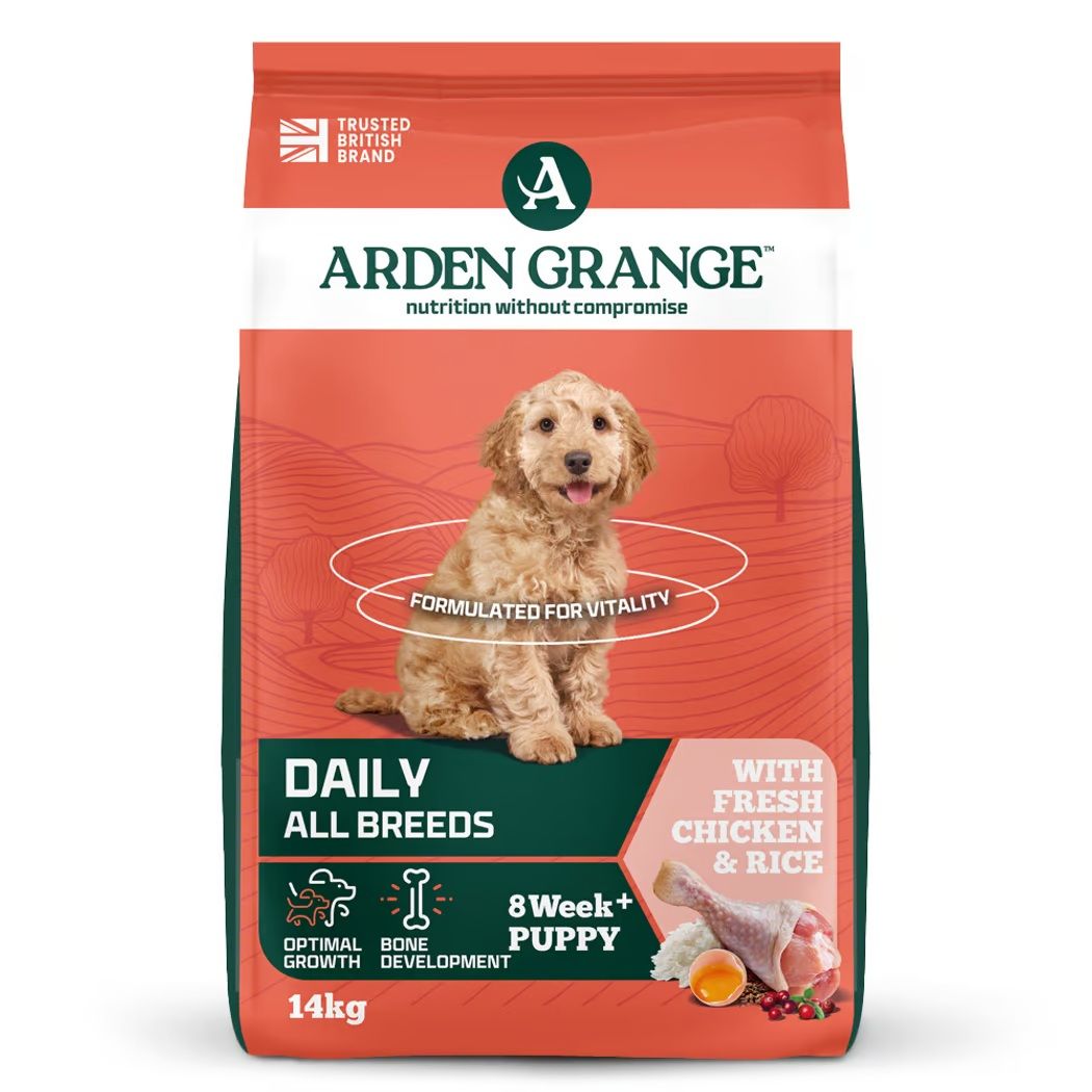ARDEN GRANGE Puppy / Junior rich in fresh chicken 14 kg