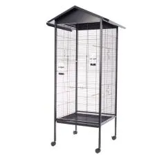 Kavez za ptice Velio 78 x 75 x 165 cm CRNI