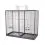 Kavez za ptice Verra 125,5 x 61 x 109/127 cm CRNI