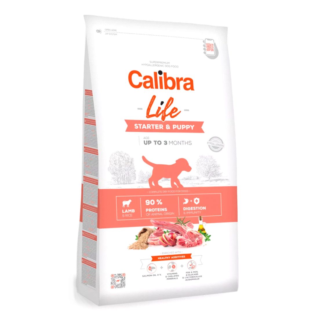 Calibra Dog Life Starter & Puppy Lamb 750 g