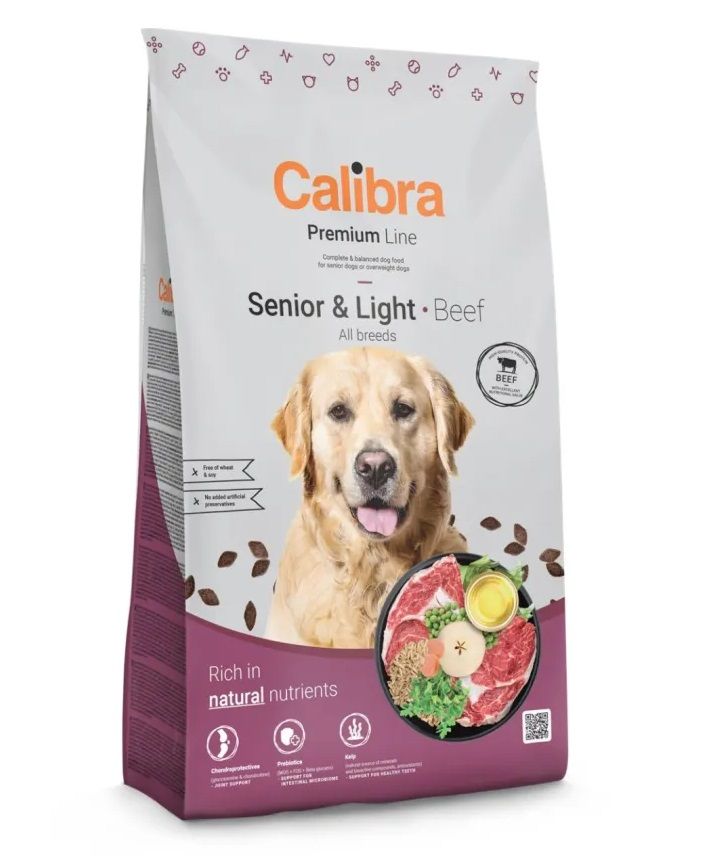Calibra Dog Premium Line Senior & Light Beef 12 kg