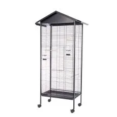 Kavez za ptice Sento 78 x 48 x 156 cm CRNI