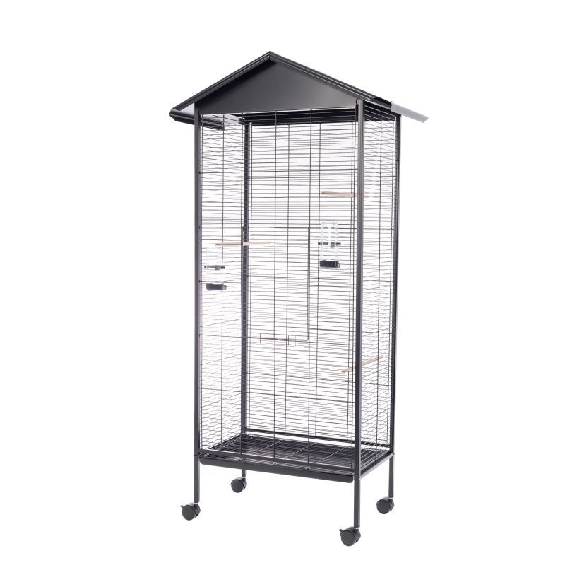 Kavez za ptice Sento 78 x 48 x 156 cm CRNI
