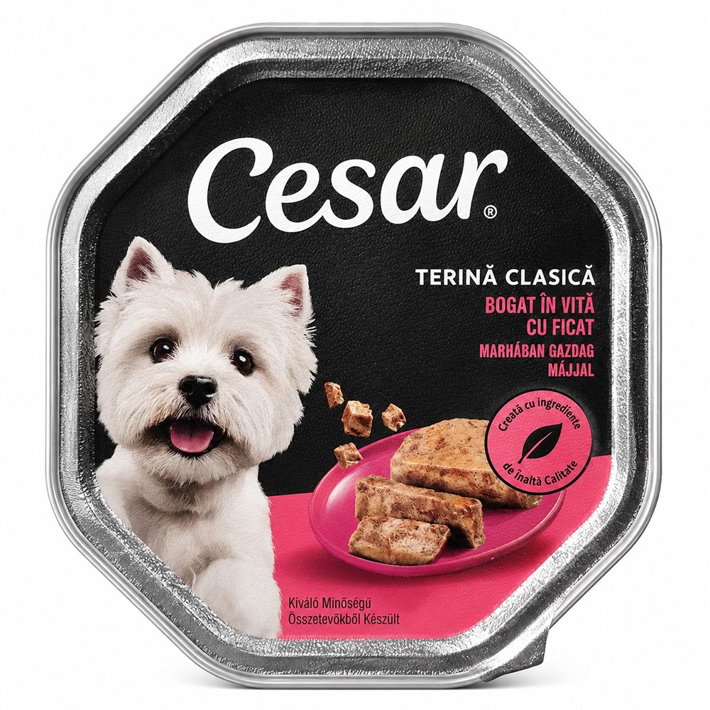 Cesar posudica s govedinom i jetrom 150 g