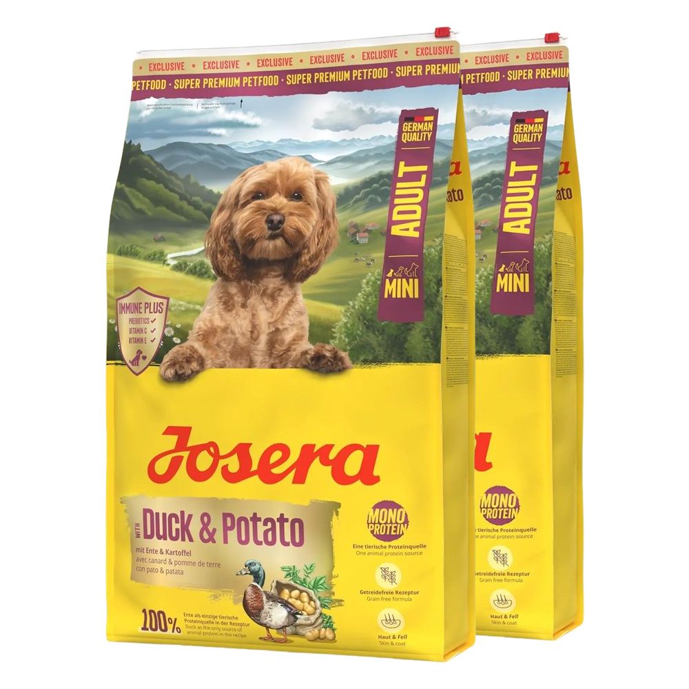 JOSERA Adult Mini Duck & Potato 2 x 10 kg
