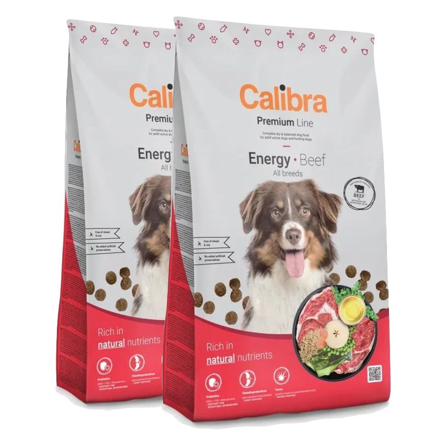 Calibra Dog Premium Line Energy Beef 2 x 12 kg