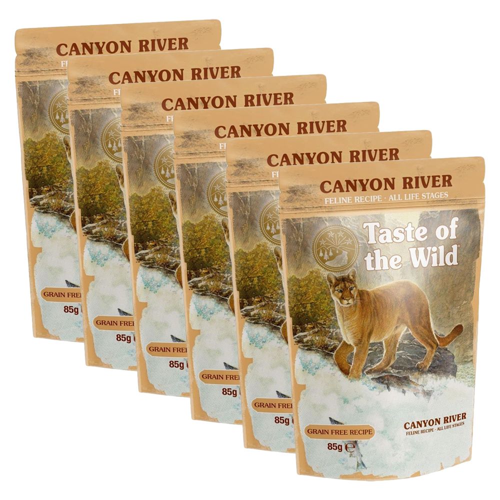 TASTE OF THE WILD Canyon River Cat vrećica 6 x 85 g