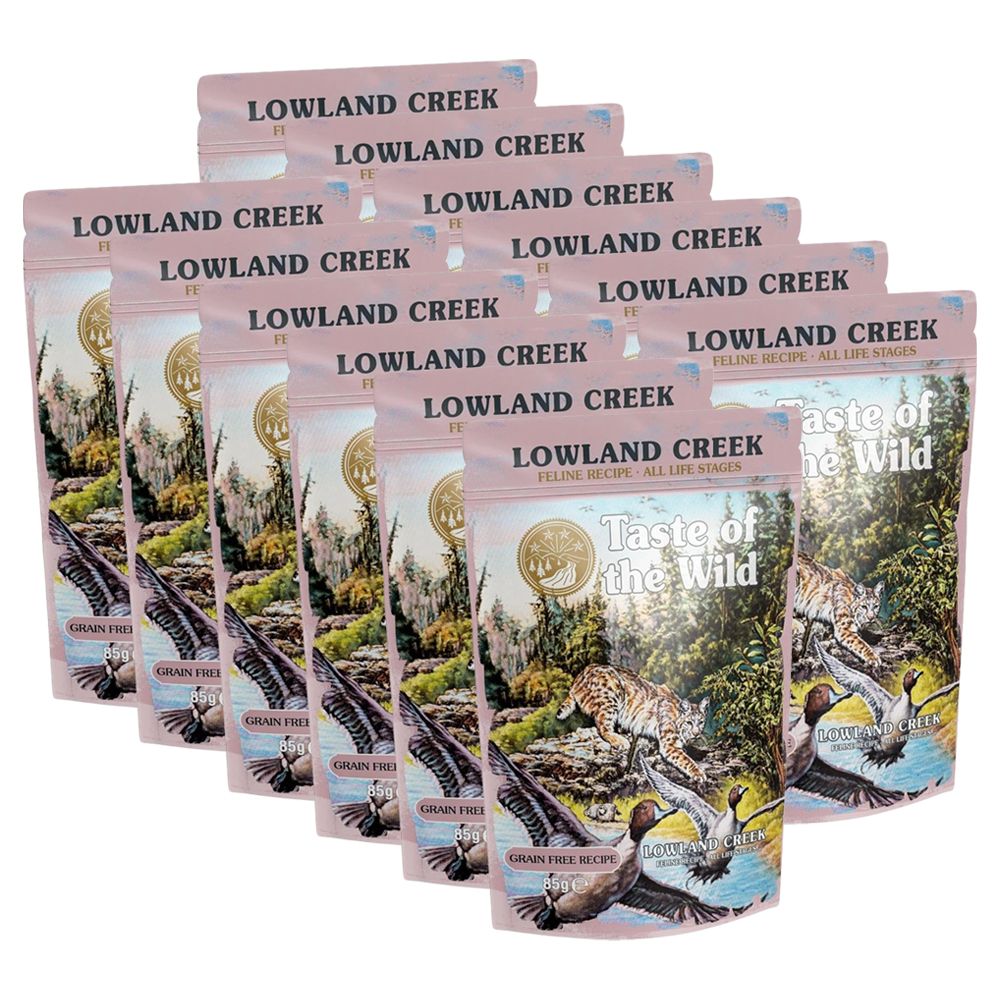 TASTE OF THE WILD Lowland Creek Cat vrećica 12 x 85 g