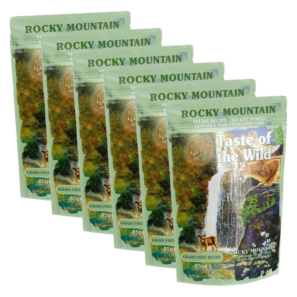 TASTE OF THE WILD Rocky Mountain Cat vrećica 6 x 85 g