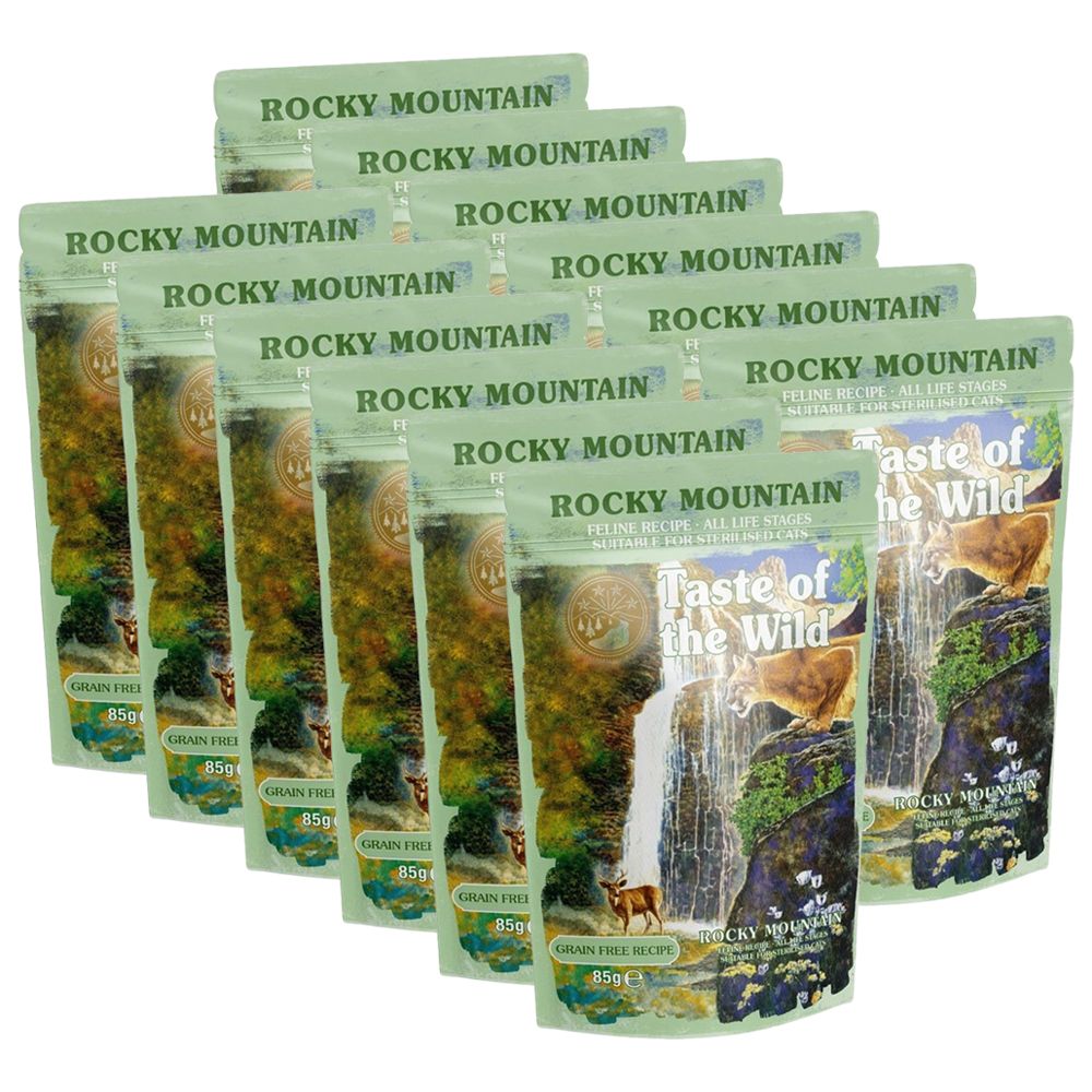 TASTE OF THE WILD Rocky Mountain Cat vrećica 12 x 85 g