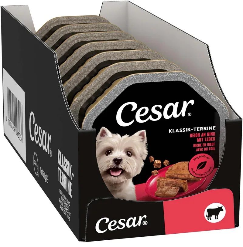 Cesar posudica s govedinom i jetrom 7 x 150 g