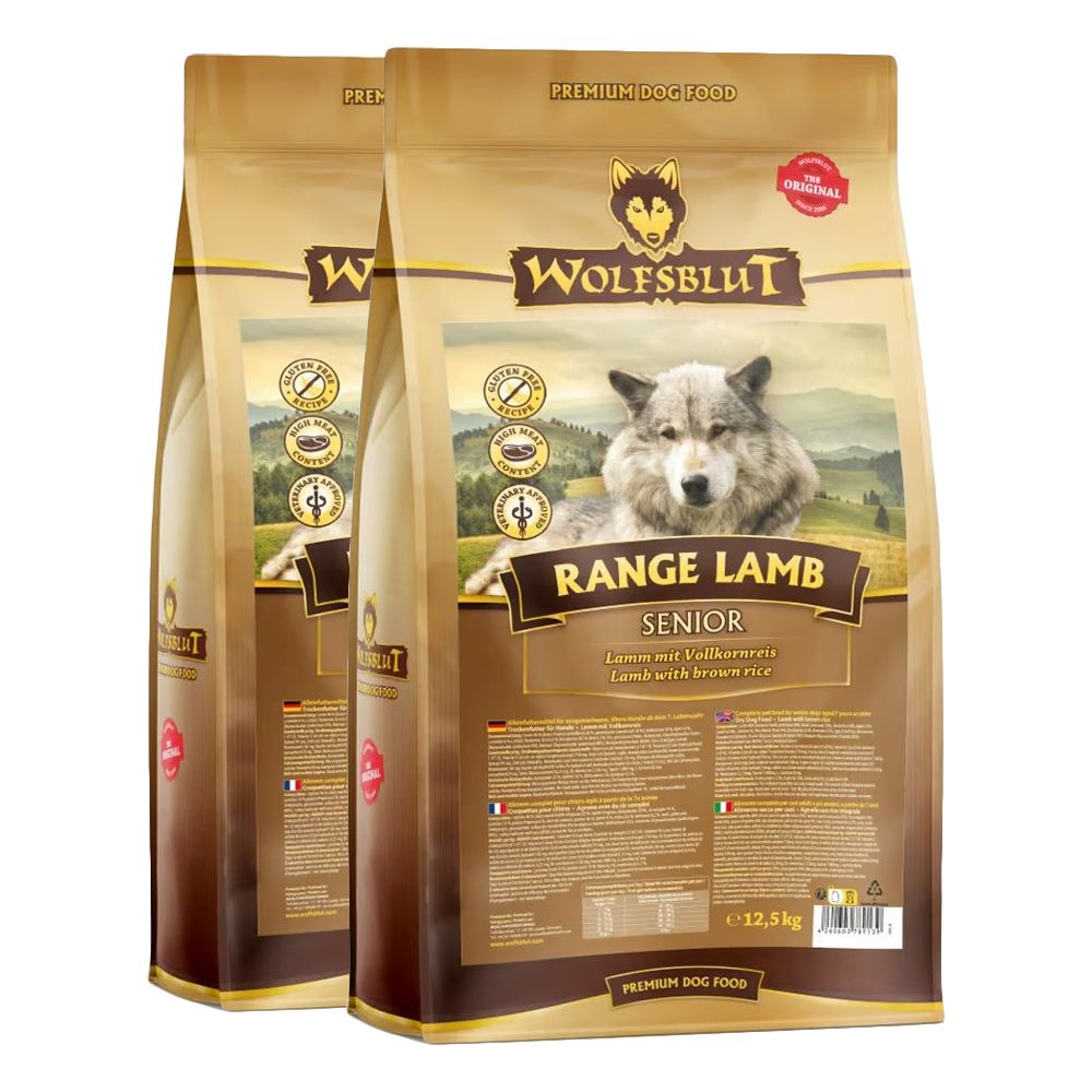WOLFSBLUT Senior Range Lamb 2 x 12,5 kg