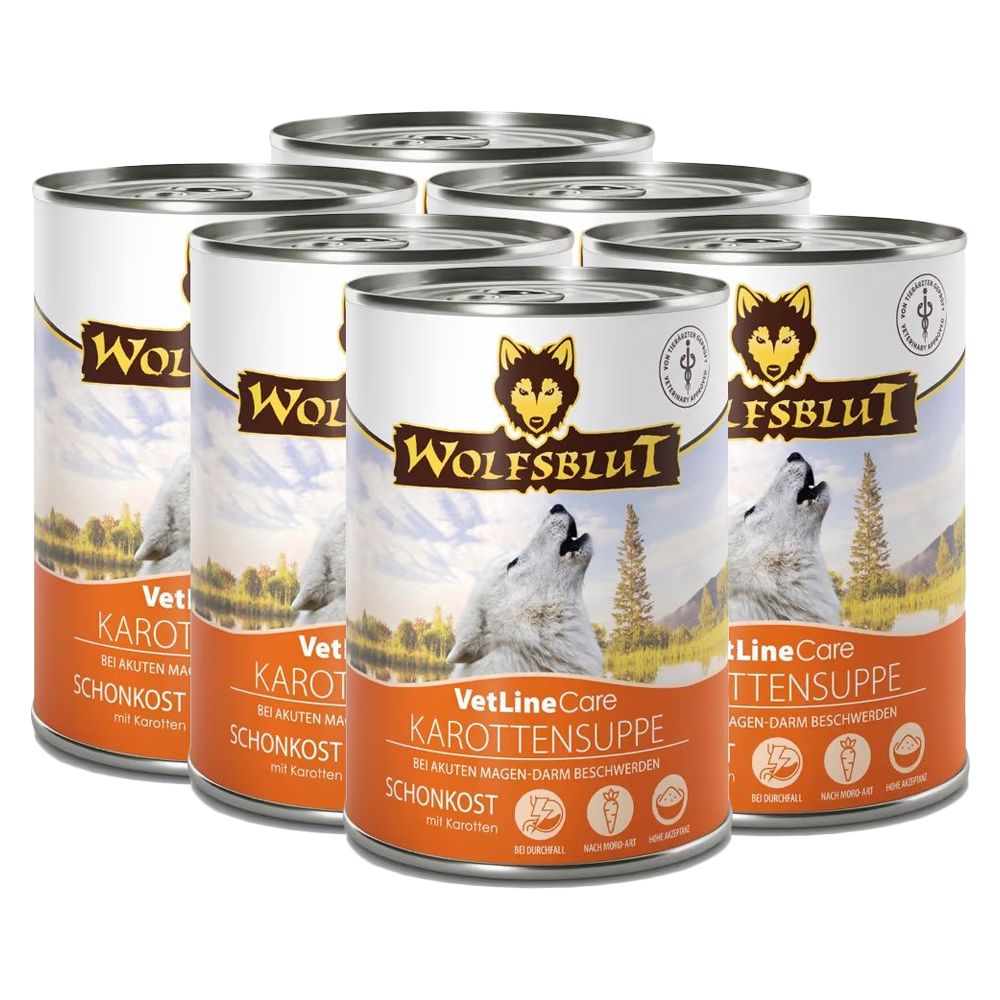 WOLFSBLUT VetLine Care Carrot Soup 6 x 395 g