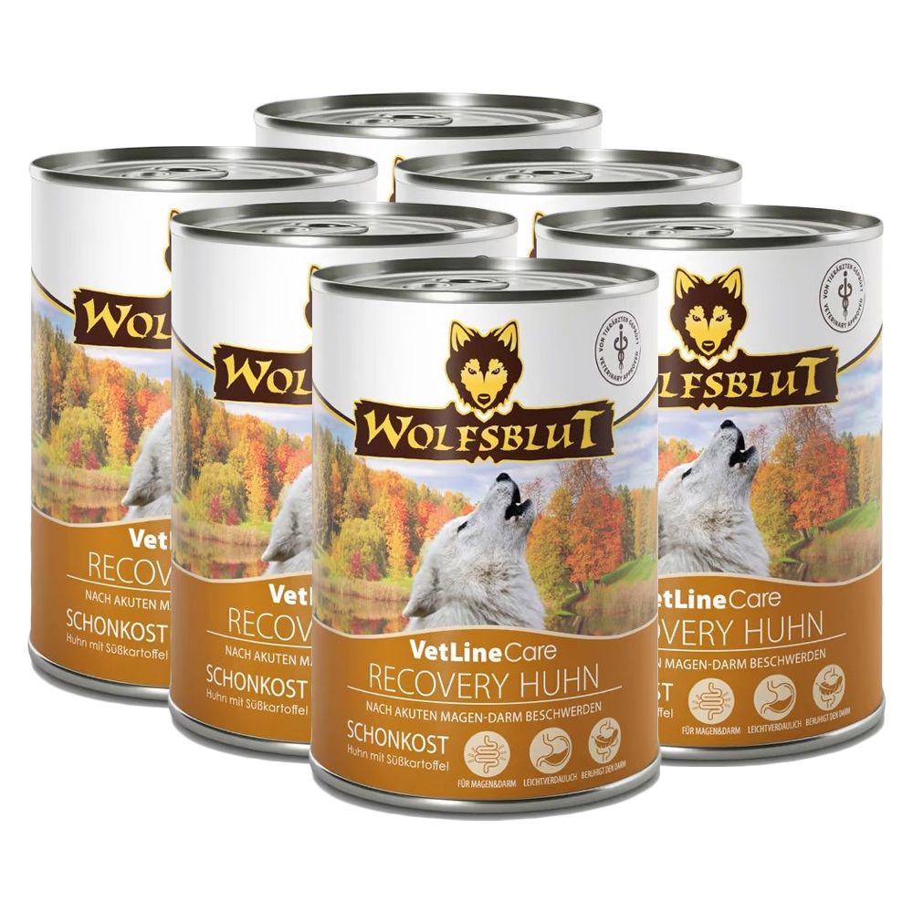 WOLFSBLUT VetLine Care Recovery Chicken 6 x 395 g