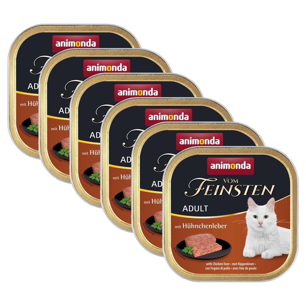 Animonda Vom Feinsten Adult - pileća jetra 6 x 100 g