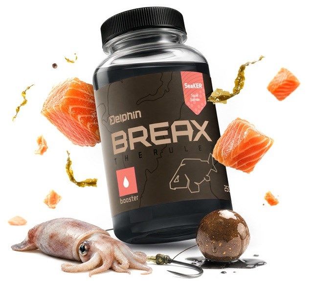 Delphin Booster BreaX/SeaKER Squid Salmon 250ml