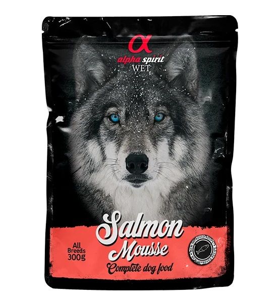 Alpha Spirit Dog Salmon Mousse 300 g
