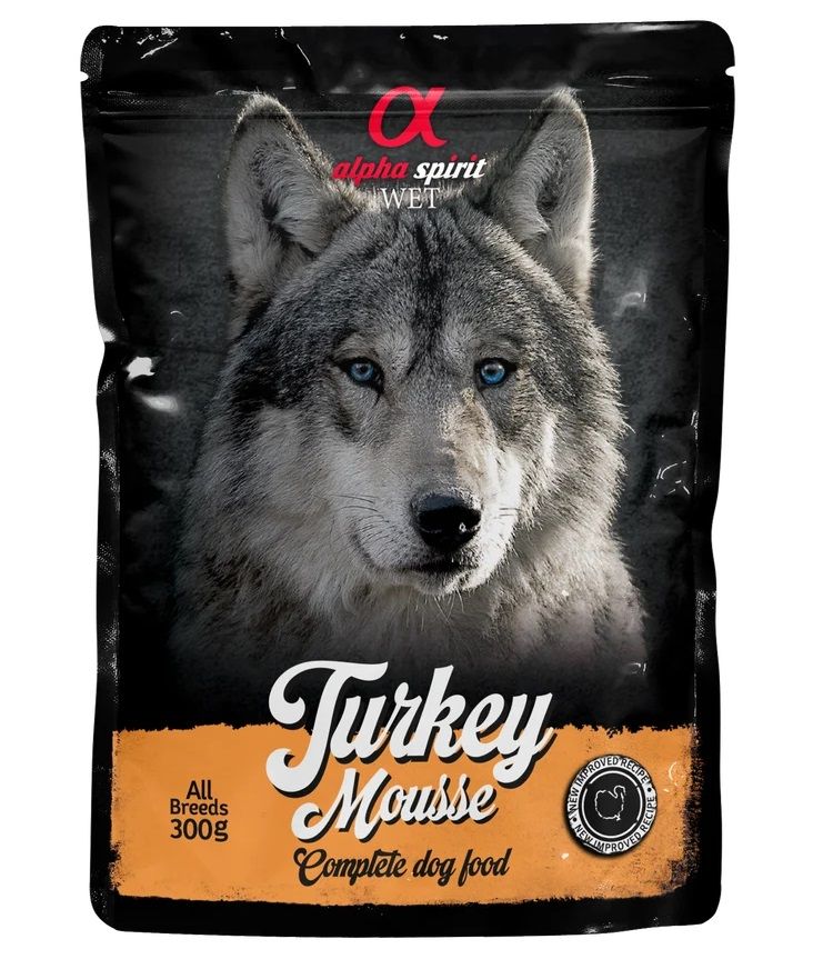 Alpha Spirit Dog Turkey Mousse 300 g