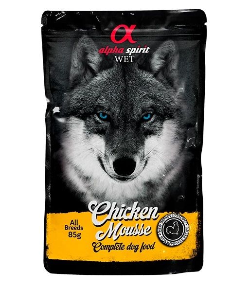 Alpha Spirit Dog Chicken Mousse 85 g
