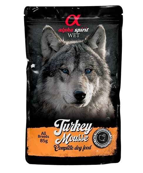 Alpha Spirit Dog Turkey Mousse 85 g