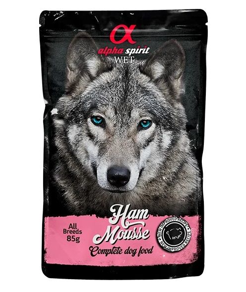 Alpha Spirit Dog Ham Mousse 85 g