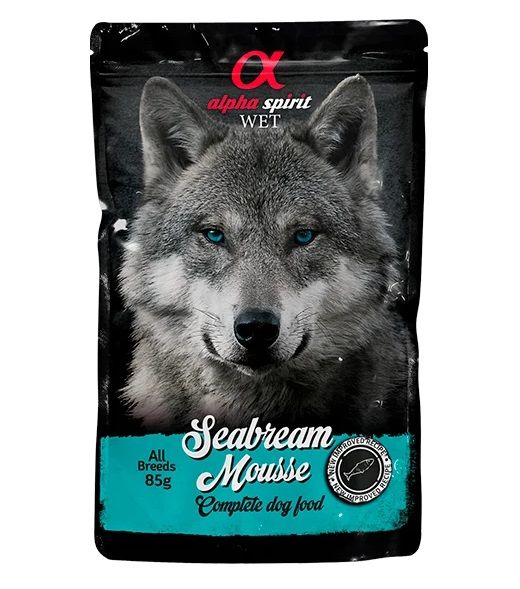 Alpha Spirit Dog Sea Bream Mousse 85 g