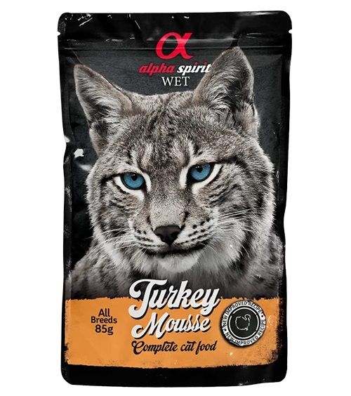 Alpha Spirit Cat Turkey Mousse 85 g