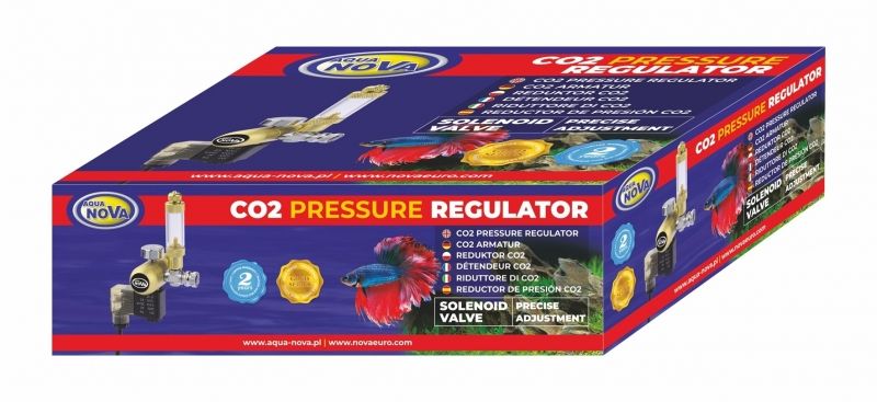 Aqua Nova Gold Series CO₂ regulator s elektromagnetskim ventilom