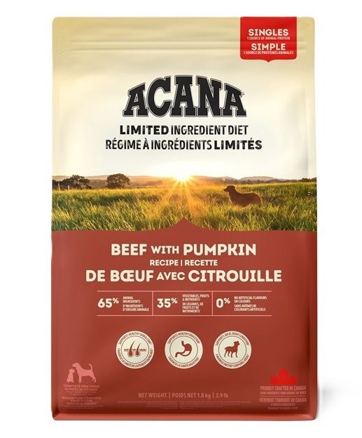 ACANA Singles Beef With Pumpkin Recipe 6 kg