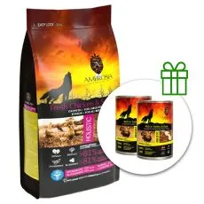 Ambrosia Puppy & Growth Large Breeds Chicken & Salmon 12 kg + 2 konzerve BESPLATNO
