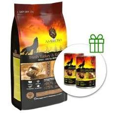 Ambrosia Adult All Breeds Fresh Turkey & Rabbit 12 kg + 2 konzerve BESPLATNO