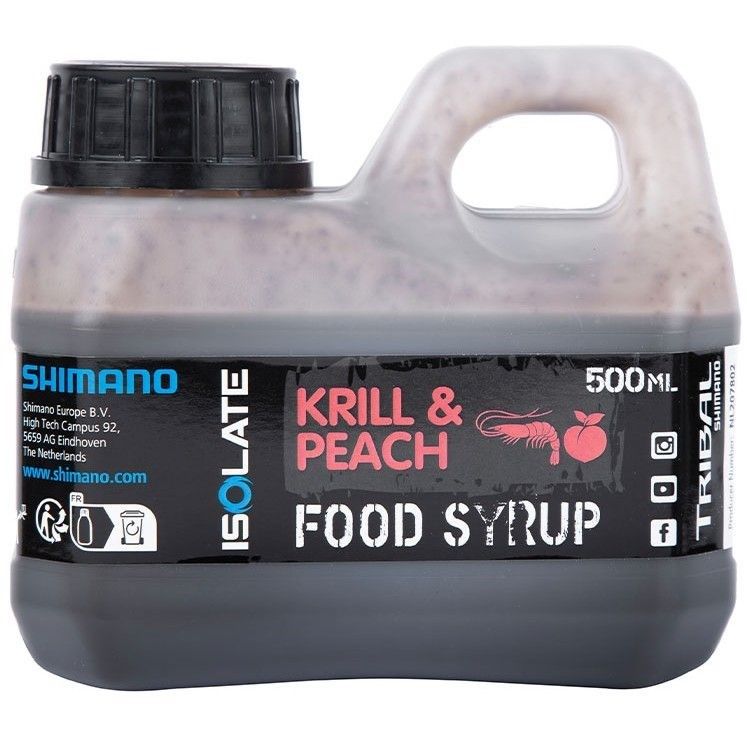 Shimano ISOLATE Food Syrup Attractant 500ml Krill Peach