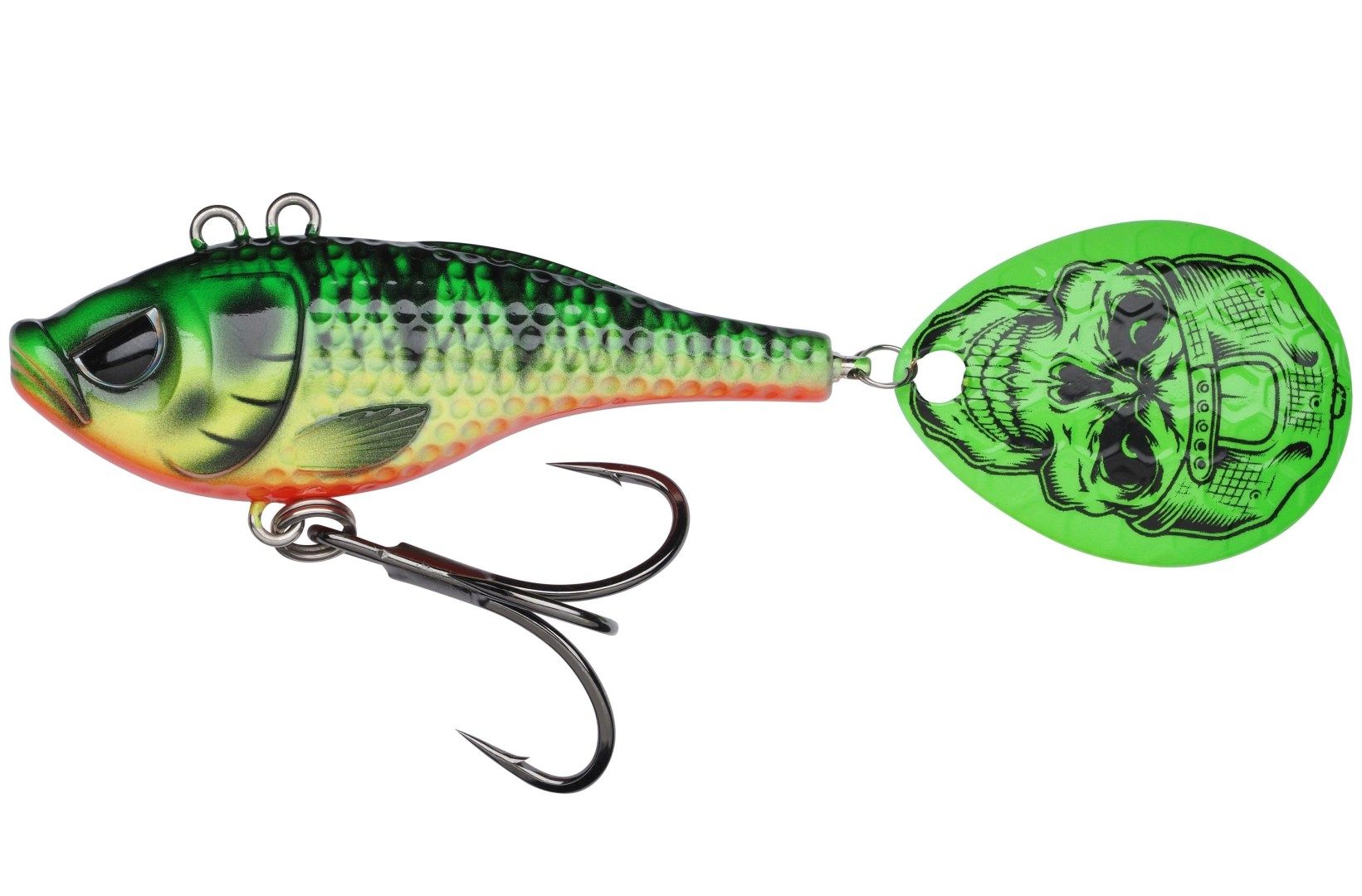 MADCAT Spin Tail Sinking 12cm/70g Firetiger UV