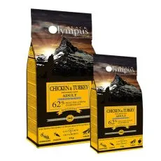 Black Olympus Adult Medium Chicken & Brown Rice 12 kg + 2 kg BESPLATNO
