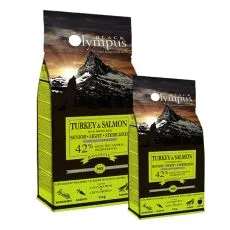 Black Olympus Senior, Light, Sterilized - Turkey & Salmon 12 kg + 2 kg BESPLATNO