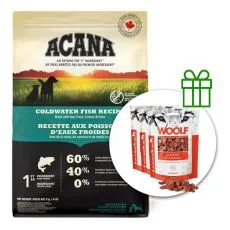 ACANA Coldwater Fish Recipe 11,4 kg + 3x poslastice GRATIS