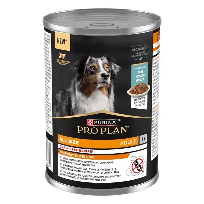 Purina Pro Plan All Size Adult Everyday Nutrition Fish in Gravy 400 g