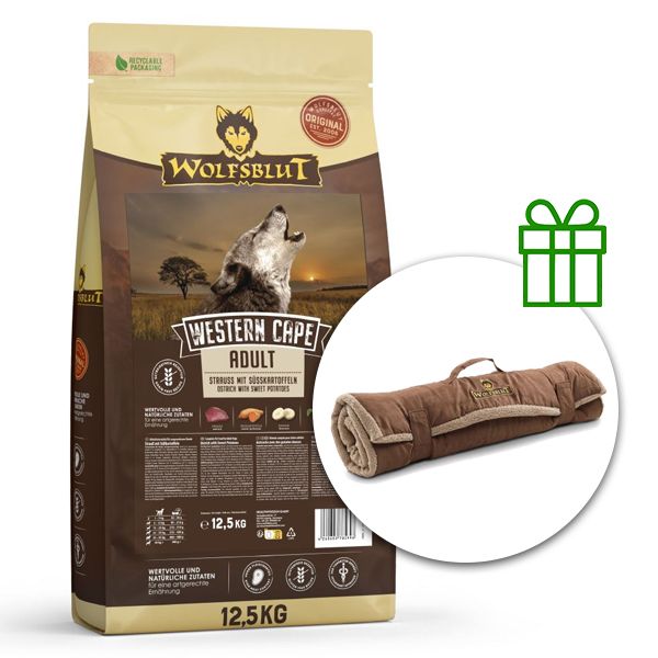 WOLFSBLUT Western Cape 12,5 kg + Putna deka GRATIS