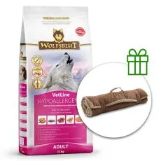 WOLFSBLUT VetLine Hypoallergenic 12 kg + Putna deka GRATIS