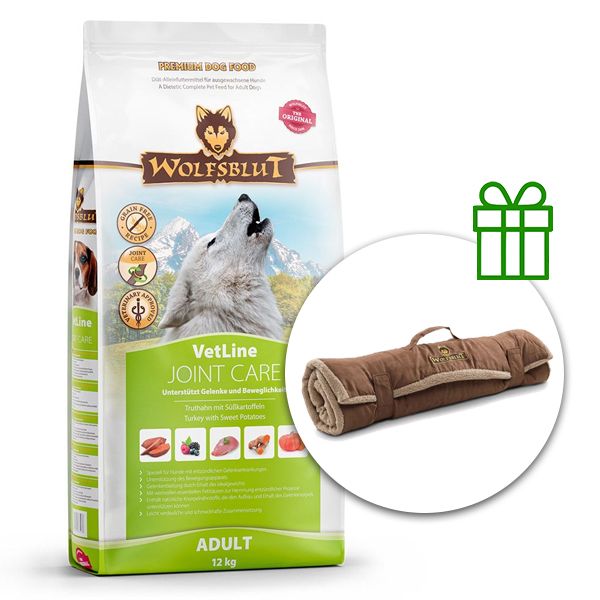 WOLFSBLUT VetLine Joint Care 12 kg + Putna deka GRATIS